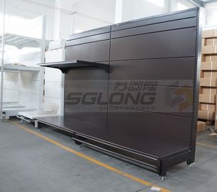چین قفسه سوپرمارکت فلزی نمایشگر مقاومت در برابر خوردگی از سازه بالا تامین کننده